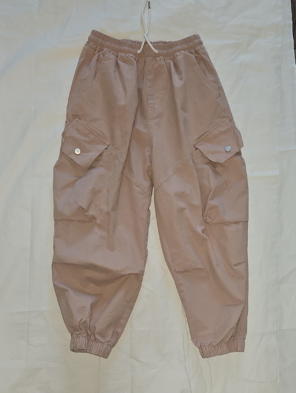 Mini Panda Light Pink Cargo Girl's Pants Size 12